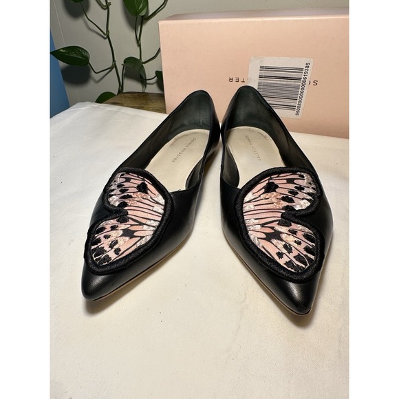 Sophia Webster Butterfly  Stiletto Flat Shoes - Picture 10 of 10